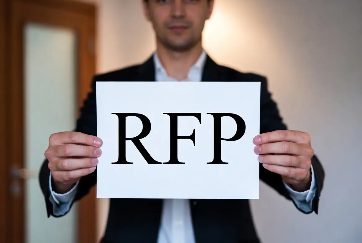 Definition of the RFP acronym for request for proposal in procurement
