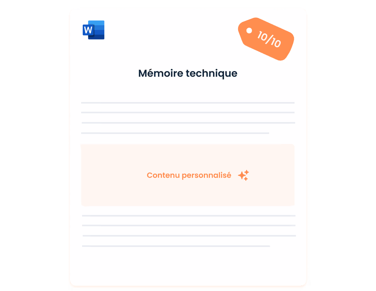 Drafting a technical proposal with the Tenderbolt AI assistant